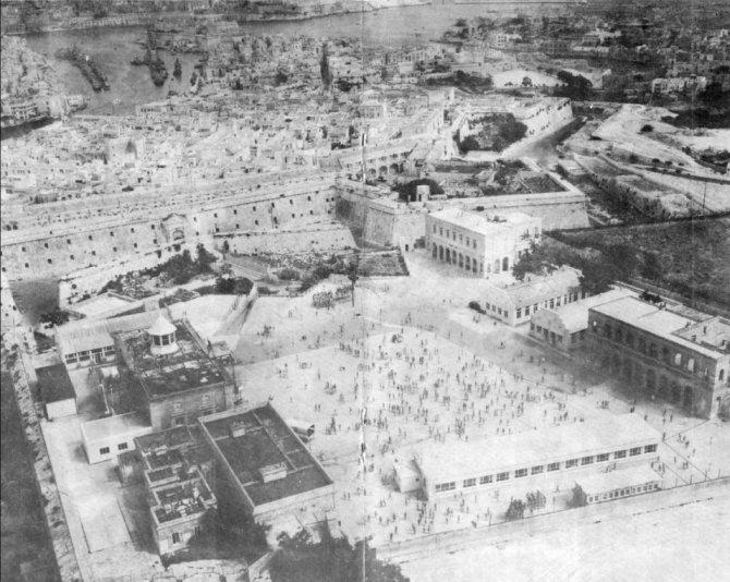 Verdala Aerial View 1960s